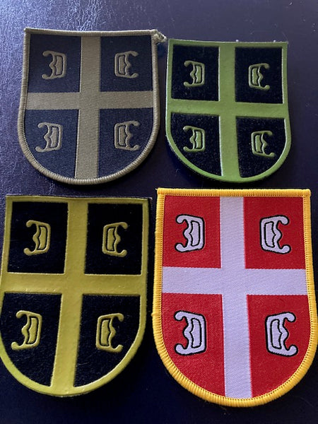 Serbian Army Coat of Arms Patch Set