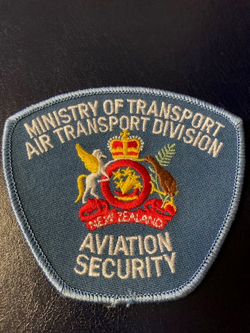 NZ Ministry Of Transport Aviation Security Patch