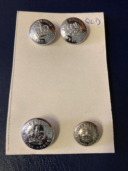 Queensland Police Button Lot