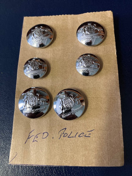 Commonwealth Federal Police Button Lot