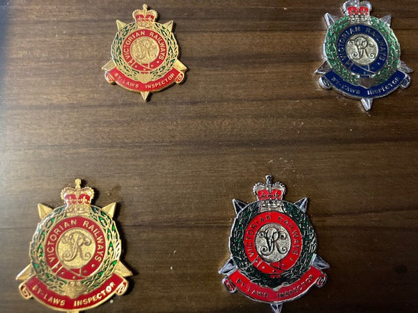 Victoria Railways Transit Patrol Badges