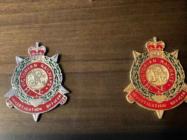 Victoria Railways Transit Patrol Badges