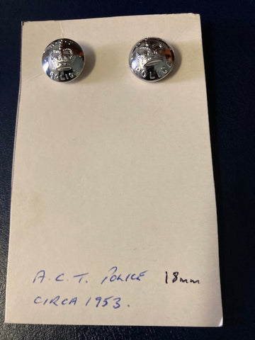 ACT Police Button Pair