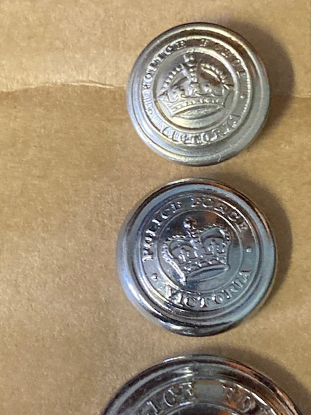 Victoria Police Button Lot