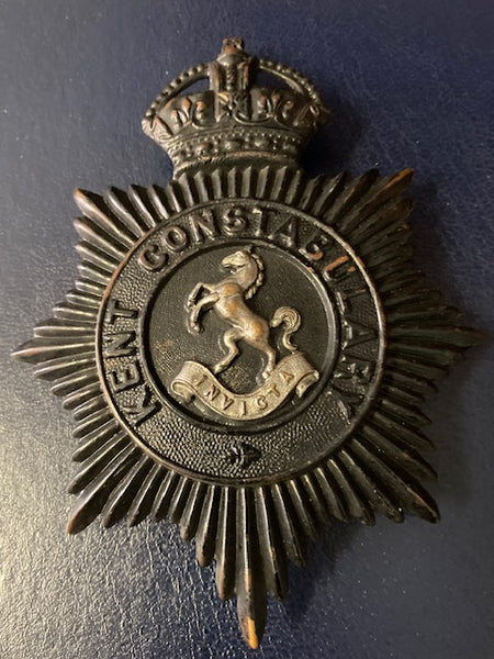 Kent Constabulary Helmet Plate