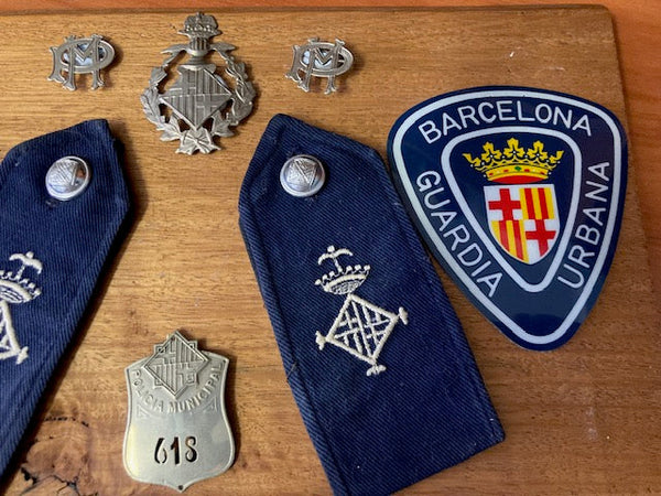 Spain - Barcelona Police Display