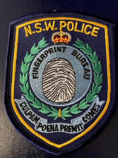 NSW Police Fingerprint Bureau Patch