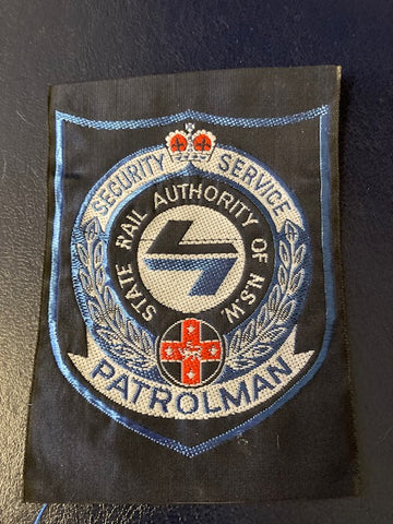 NSW Rail Patrolman Patch