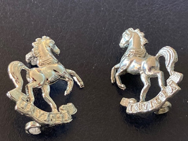 Kent Police Collar Badge Pair