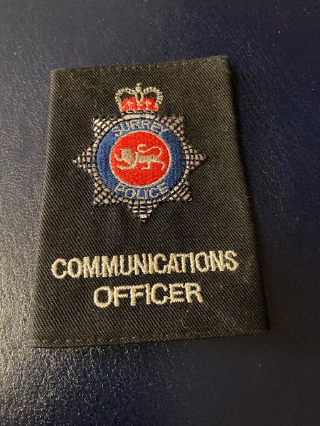 Surrey Police Communications Officer Epaulette