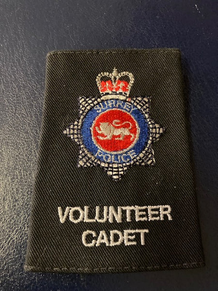 Surrey Police Volunteer Cadet Epaulette