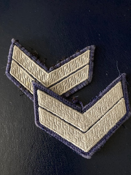 Obsolete Pair of Victoria Police Rank Patches