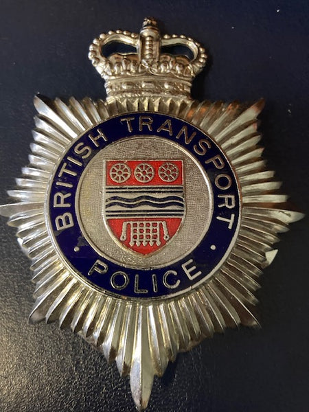 British Transport Police Enamel Helmet Plate