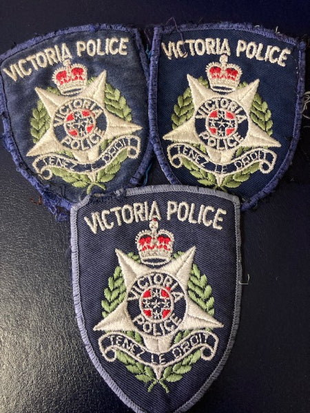 3 - Used Latin Vic Police Patches