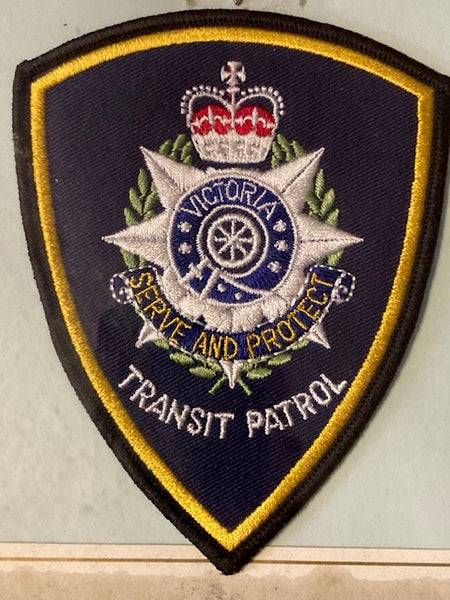 Framed - Victoria Transit Badge & Patch