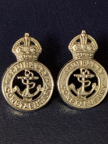 UK - Admiralty Constabulary Collar Pair