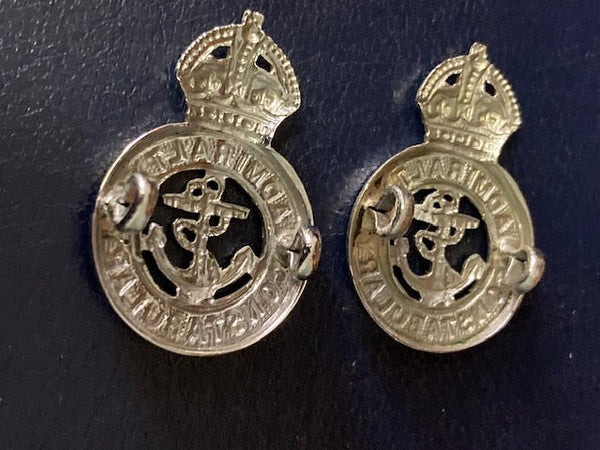 UK - Admiralty Constabulary Collar Pair