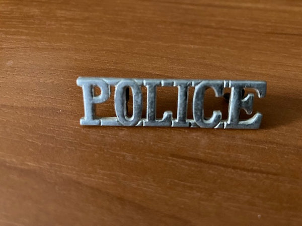 Police Title Badge