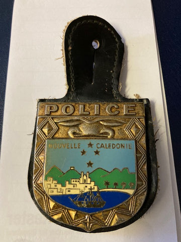 French - Neuvelle Caledonie Police Badge Fob