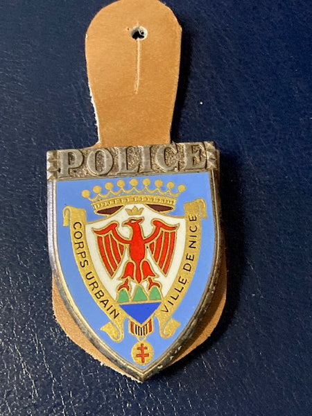 French - Police Nationale Nice Badge Fob