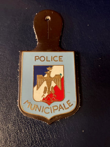 French - Municipale Police Badge Fob