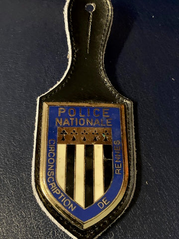 French - Rennes Police Badge Fob