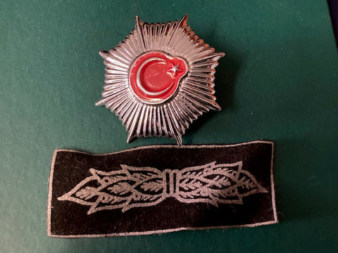 Turkish Police Cap Badge