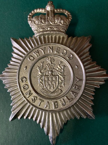 Gwynedd Constabulary Helmet Plate