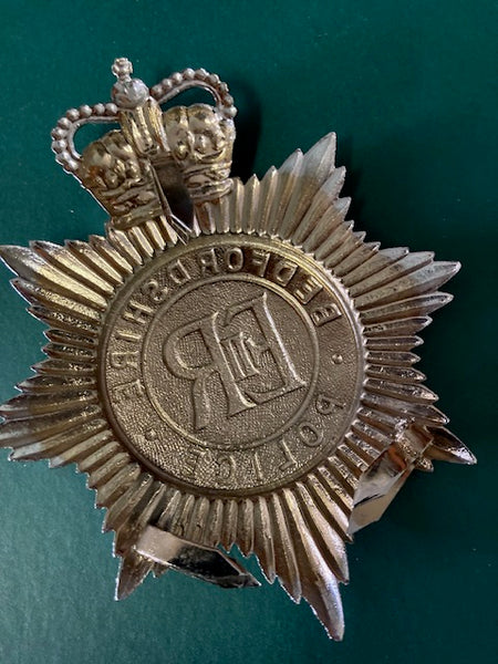 Bedfordshire Police Helmet Plate