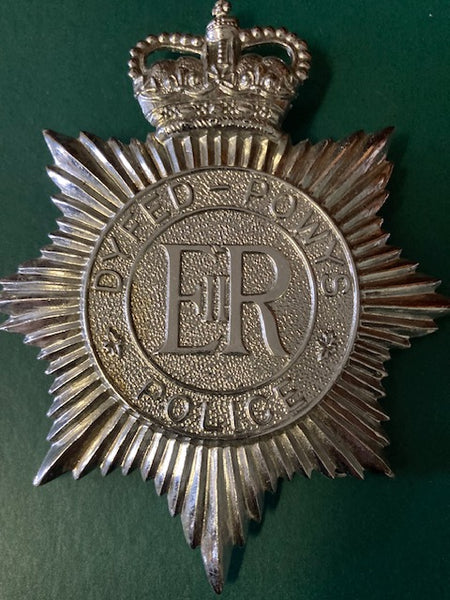 Dyfed & Powys Police Helmet Plate