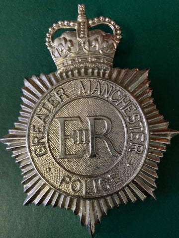 Greater Manchester Police Helmet Plate