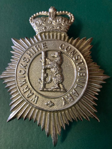 Warwickshire Constabulary Helmet Plate