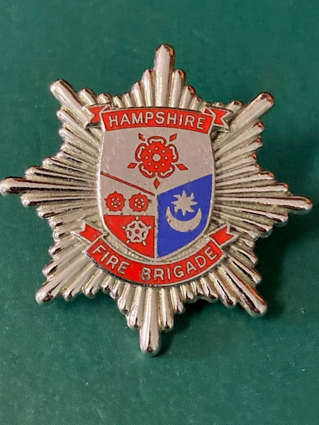 Hampshire Fire Brigade Cap Badge