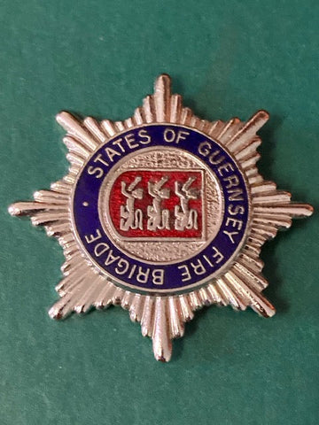 States of Guernsey Fire Brigade Cap Badge