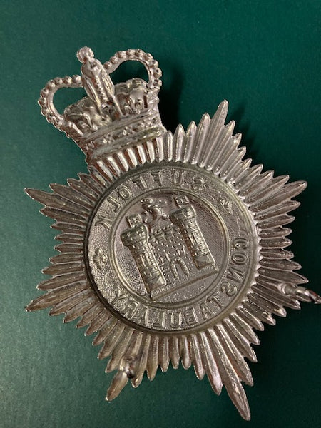 Suffolk Constabulary Helmet Plate