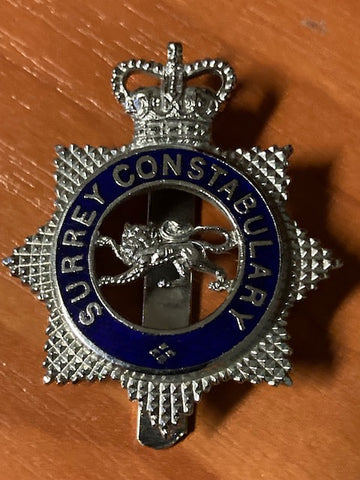 Surrey Constabulary Officer's Cap Badge