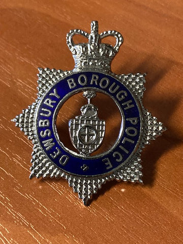 Dewsbury Borough Police Officer's Cap Badge