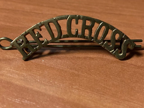 WW2 - Red Cross Shoulder Title Badge