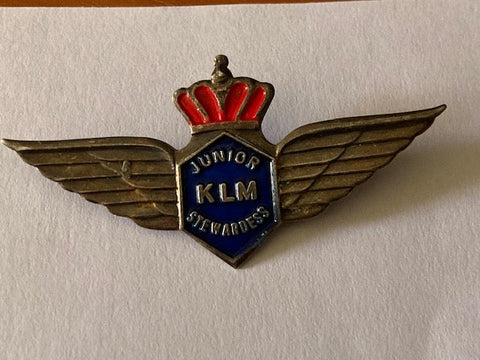 KLM Junior Stewardess Badge