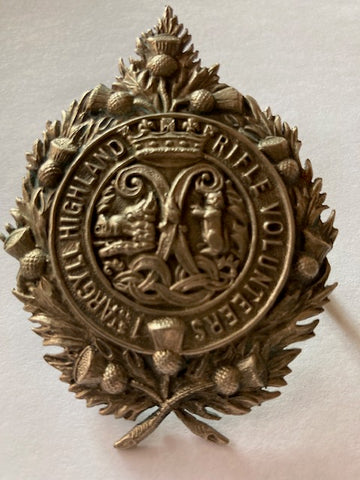 1st Argyle Highland Rifle Volunteers Cap Badge