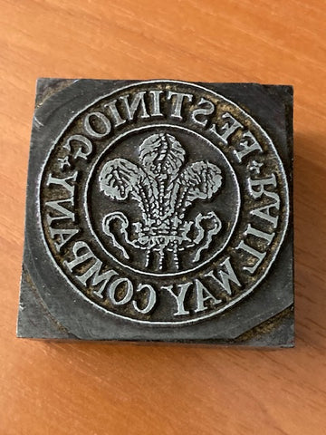 Welsh Railway Printing Block