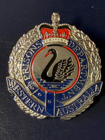 Obsolete - Western Australian Prisons Department Cap Badge