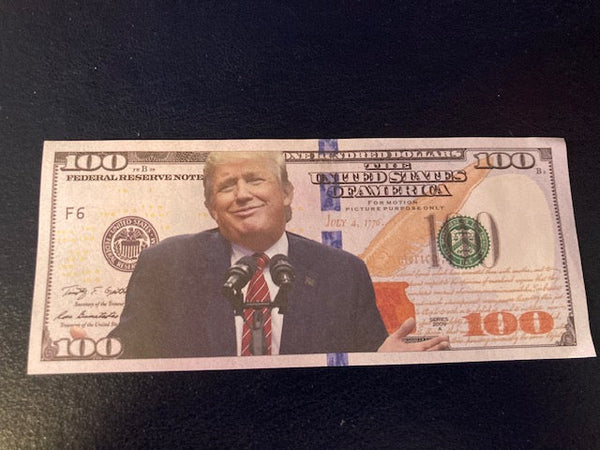 Trump 100 Dollar Note