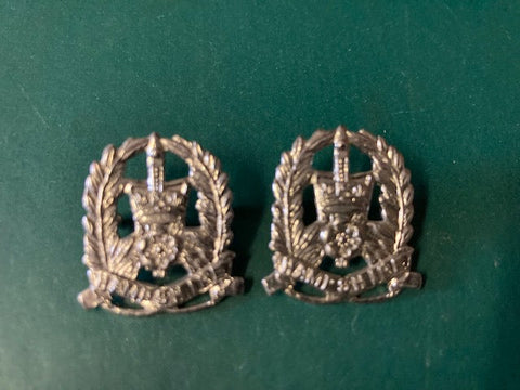 Hampshire Constabulary Collar Badge Pair