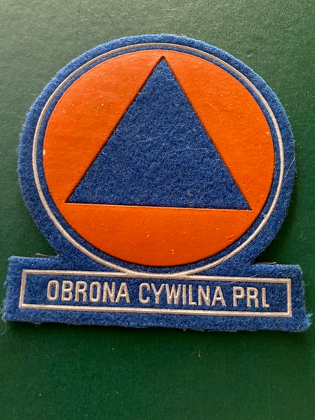 Soviet Poland Civil Defence Patch