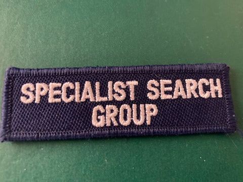 NZ Police Specialist Search Group Patch