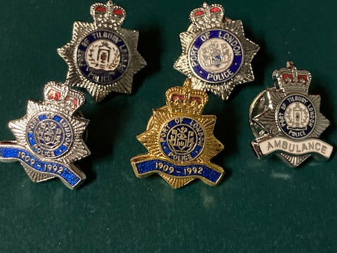 UK - Police and Ambulance Lapel Badge Lot