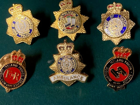 UK - Police and Ambulance Lapel Badges