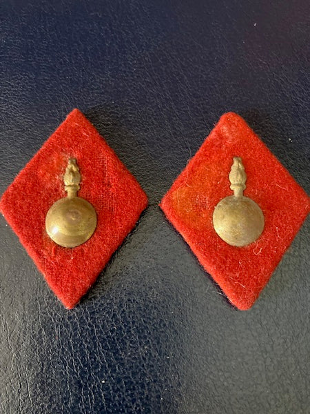 French Artillery Collar Tabs
