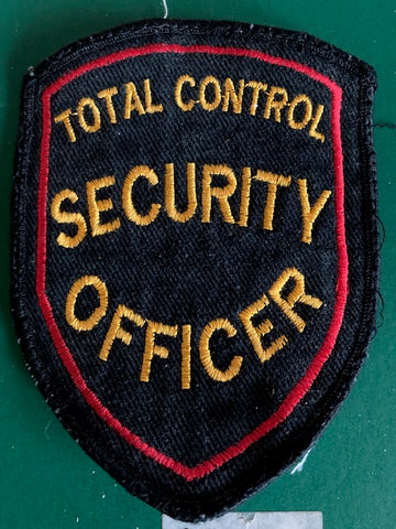 Total Control Security Officer Patch